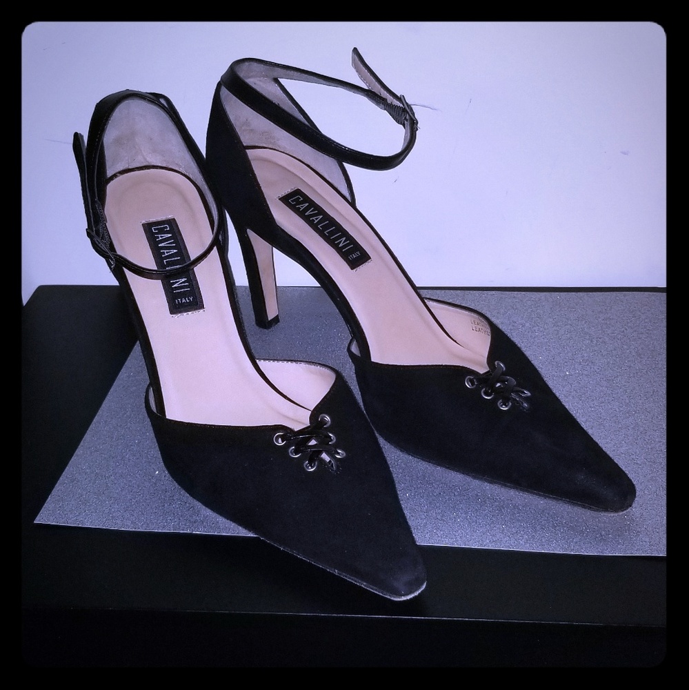 Sexy CAVALLINI Corset Mary Jane Cocktail Heels 7.5